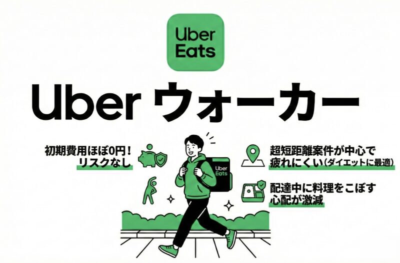 ウーバーウォーカーのメリット