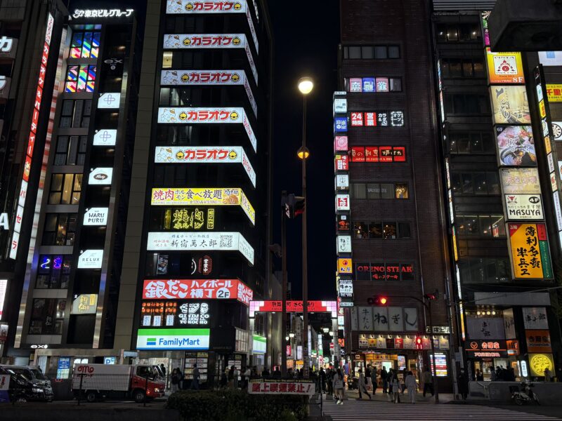 東京都新宿区のラブホテル街の写真